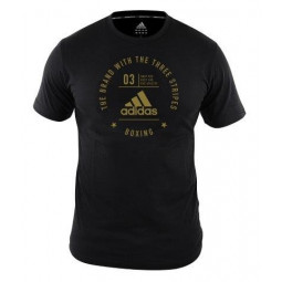 adidas Community Cotton Boxing Tee Shirt  | USBOXING.NET