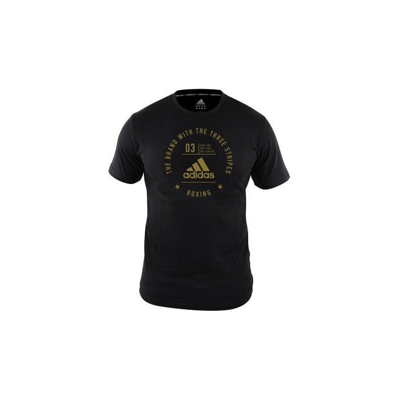 adidas Community Cotton Boxing Tee Shirt  | USBOXING.NET