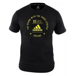 adidas Community Cotton Boxing Tee Shirt  | USBOXING.NET