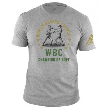 adidas WBC Co-Branded Boxing Line, 100% Cotton, Half Sleeves T Shirt | USBOXING.NET